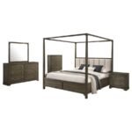 GRAN PARK 5-PIECE QUEEN BEDROOM SET DARK COCOA - Image 2
