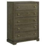 GRAN PARK 5-PIECE QUEEN BEDROOM SET DARK COCOA - Image 11