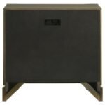 GRAN PARK 2-DRAWER NIGHTSTAND BEDSIDE TABLE DARK COCOA - Image 7