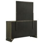 GRAN PARK 6-DRAWER DRESSER AND MIRROR DARK COCOA - Image 6