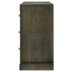 GRAN PARK 6-DRAWER DRESSER CABINET DARK COCOA - Image 5