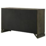 GRAN PARK 6-DRAWER DRESSER CABINET DARK COCOA - Image 8