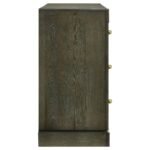 GRAN PARK 6-DRAWER DRESSER CABINET DARK COCOA - Image 9
