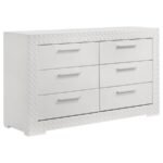 IVES 5-PIECE QUEEN BEDROOM SET WHITE HIGH GLOSS - Image 7