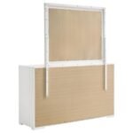 IVES 6-DRAWER DRESSER AND MIRROR WHITE HIGH GLOSS - Image 6