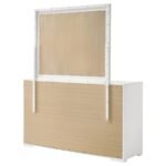 IVES 6-DRAWER DRESSER AND MIRROR WHITE HIGH GLOSS - Image 8
