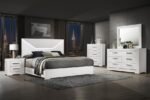 IVES 6-DRAWER DRESSER AND MIRROR WHITE HIGH GLOSS - Image 14