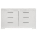 IVES 6-DRAWER DRESSER CABINET WHITE HIGH GLOSS - Image 3