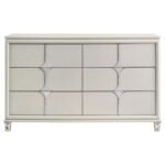 OLIVIA 6-DRAWER DRESSER CABINET PEARL WHITE - Image 3