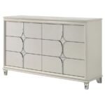 OLIVIA 6-DRAWER DRESSER CABINET PEARL WHITE - Image 4