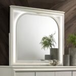 OLIVIA LED DRESSER MIRROR PEARL WHITE - Image 2