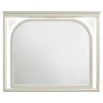 OLIVIA LED DRESSER MIRROR PEARL WHITE - Image 3