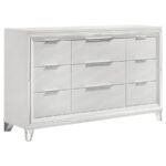 MARMORE 5-PIECE QUEEN BEDROOM SET WHITE - Image 7
