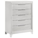 MARMORE 5-PIECE QUEEN BEDROOM SET WHITE - Image 11