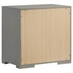 IVES 5-PIECE QUEEN BEDROOM SET GREY HIGH GLOSS - Image 6