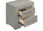 IVES 5-PIECE QUEEN BEDROOM SET GREY HIGH GLOSS - Image 14
