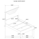 IVES 5-PIECE QUEEN BEDROOM SET GREY HIGH GLOSS - Image 16