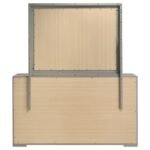 IVES 6-DRAWER DRESSER AND MIRROR GREY HIGH GLOSS - Image 7