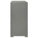 IVES 6-DRAWER DRESSER CABINET GREY HIGH GLOSS - Image 5