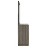 FENWICK 9-DRAWER DRESSER WITH MIRROR GREY OAK - Image 9