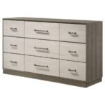 FENWICK 9-DRAWER DRESSER GREY OAK - Image 4