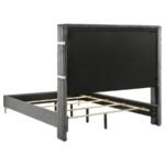 LUCIA 5-PIECE QUEEN BEDROOM SET GREY AND BLACK - Image 4