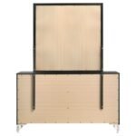 LUCIA 6-DRAWER DRESSER AND MIRROR BLACK - Image 7