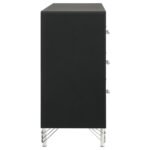 LUCIA 6-DRAWER DRESSER CABINET BLACK - Image 9