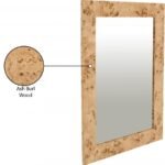 Cresthill Burl Wood Frame Mirror - Image 7