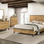 KAYWOOD 5-PIECE QUEEN BEDROOM SET NATURAL PINE