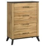 KAYWOOD 5-PIECE QUEEN BEDROOM SET NATURAL PINE - Image 11