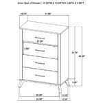 KAYWOOD 5-PIECE QUEEN BEDROOM SET NATURAL PINE - Image 20