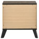 KAYWOOD 2-DRAWER NIGHTSTAND BEDSIDE TABLE NATURAL PINE - Image 5