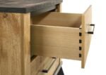 KAYWOOD 2-DRAWER NIGHTSTAND BEDSIDE TABLE NATURAL PINE - Image 8