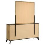 KAYWOOD 6-DRAWER DRESSER AND MIRROR NATURAL PINE - Image 6