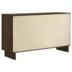 GLENWOOD 5-PIECE QUEEN BEDROOM SET WARM BROWN - Image 8