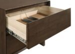 GLENWOOD 5-PIECE QUEEN BEDROOM SET WARM BROWN - Image 14