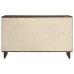 GLENWOOD 6-DRAWER DRESSER CABINET WARM BROWN - Image 7