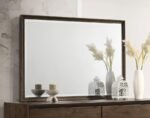 GLENWOOD DRESSER MIRROR WARM BROWN - Image 2