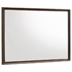 GLENWOOD DRESSER MIRROR WARM BROWN