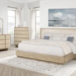 KAILANI 5-PIECE QUEEN BEDROOM SET BEIGE OAK