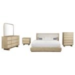 KAILANI 5-PIECE QUEEN BEDROOM SET BEIGE OAK - Image 2