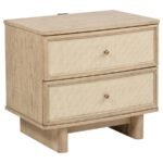 KAILANI 5-PIECE QUEEN BEDROOM SET BEIGE OAK - Image 5