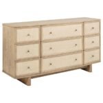 KAILANI 5-PIECE QUEEN BEDROOM SET BEIGE OAK - Image 7