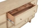 KAILANI 9-DRAWER DRESSER CABINET BEIGE OAK - Image 10