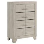 TRENTON 5-PIECE QUEEN BEDROOM SET RUSTIC CREAM - Image 11