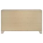 TRENTON 6-DRAWER BEDROOM DRESSER RUSTIC CREAM - Image 7
