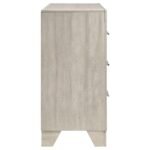 TRENTON 6-DRAWER BEDROOM DRESSER RUSTIC CREAM - Image 9