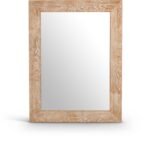 Cresthill Oak Wood Frame Mirror
