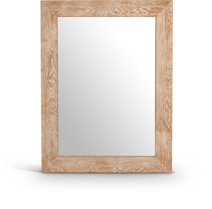22507.jpg Cresthill Oak Wood Frame Mirror - Image 1